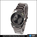 stylish mens quartz stainless steel watch water resistant